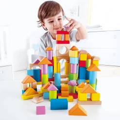 100 Bausteine aus Holz