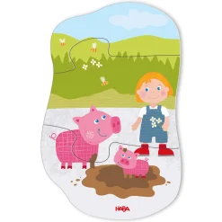6 erste Puzzles Bauernhof