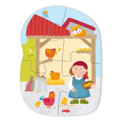6 erste Puzzles Bauernhof