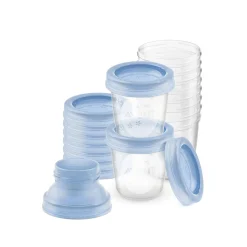 10 Stück Muttermilchbehälter SCF618/10