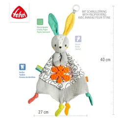 Activity-Schmusetuch Hase