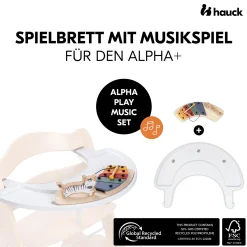 Alpha Play Music Set Zebra inkl. Play Tray White