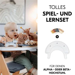Alpha Play Music Set Zebra inkl. Play Tray White