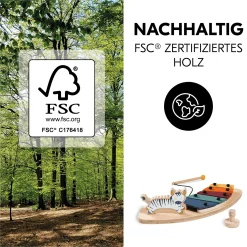 Alpha Play Music Zebra Holzaufsatz