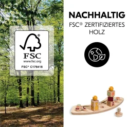 Alpha Play Sorting Giraffe Holzaufsatz