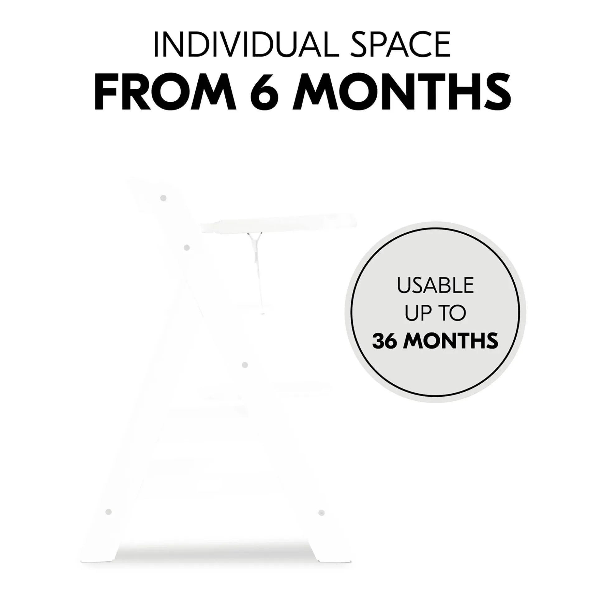 Alpha Wooden Tray White