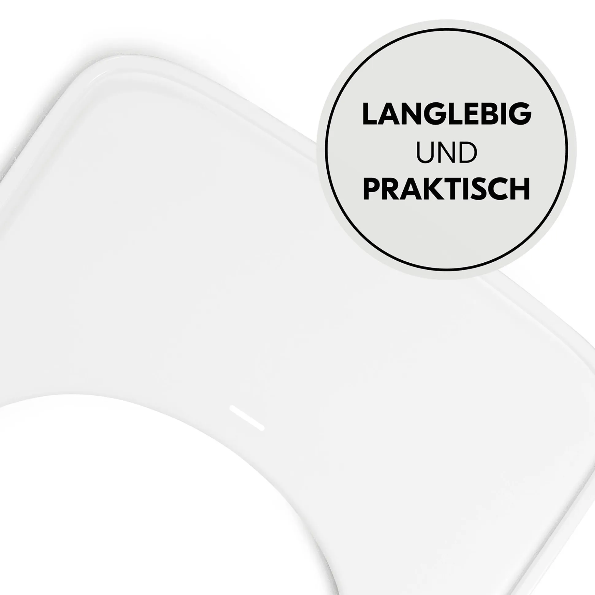 Alpha Wooden Tray White