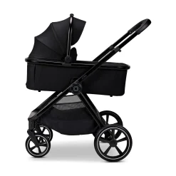 AURA 2 in 1 Kombi-Kinderwagen Onyx mit Babyschale Cosmo 2.0