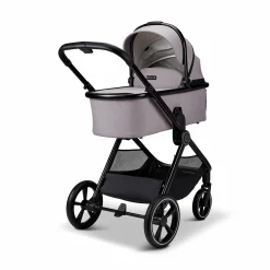AURA 2 in 1 Kombi-Kinderwagen Stone mit Babyschale Cosmo 2.0