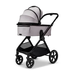AURA 2 in 1 Kombi-Kinderwagen Stone mit Babyschale Cosmo 2.0