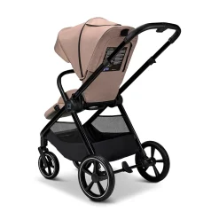 AURA 2 in 1 Kombi-Kinderwagen Sand mit Babyschale Cosmo 2.0