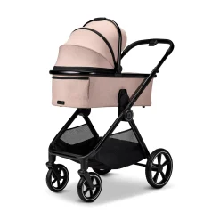 AURA 2 in 1 Kombi-Kinderwagen Sand mit Babyschale Cosmo 2.0