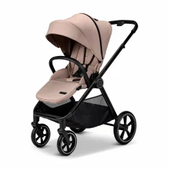 AURA 2 in 1 Kombi-Kinderwagen Sand mit Babyschale Cosmo 2.0