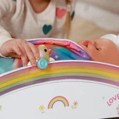 BABY born Regenbogen Bett