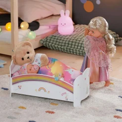 BABY born Regenbogen Bett