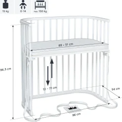 babybay Boxspring weiß