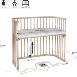 babybay Boxspring XXL natur