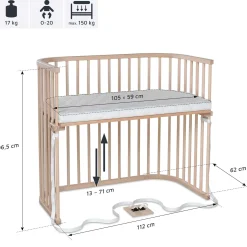 babybay Boxspring XXL natur