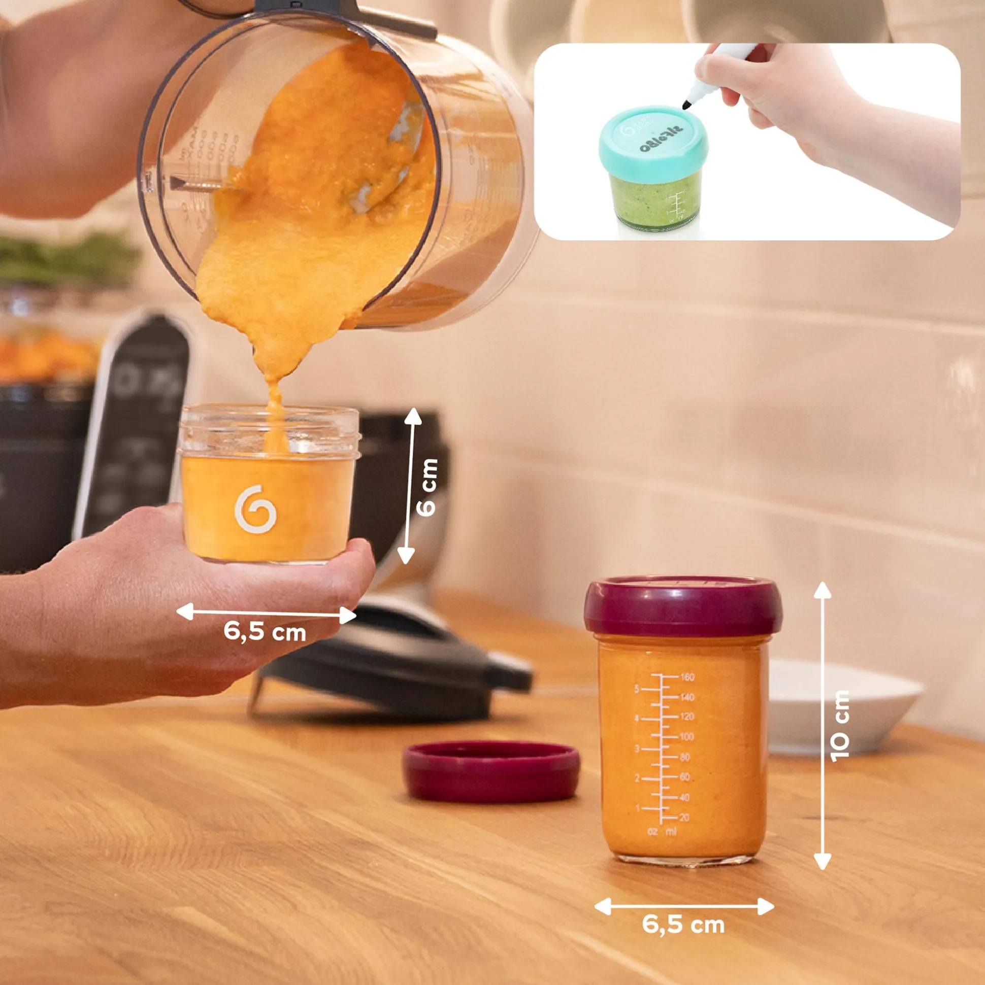 Babybols Glas Multiset