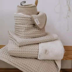 Babydecke Plüsch Oslo Sand / Pebble