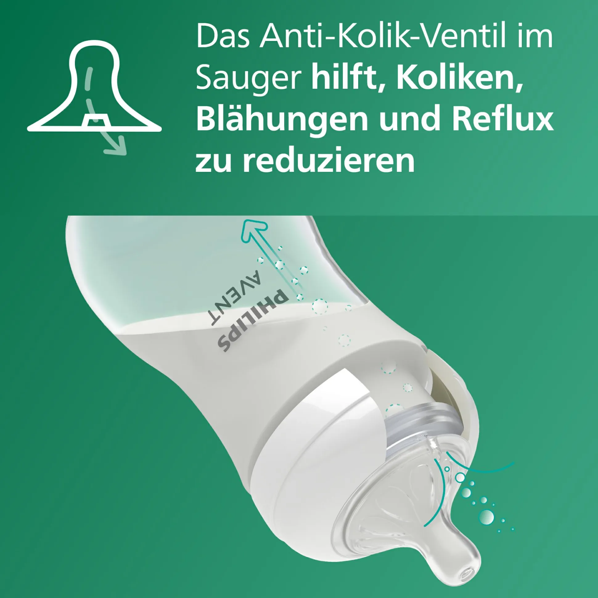 Babyflaschen Glas Natural Response Gr.3 260ml SCY933/02