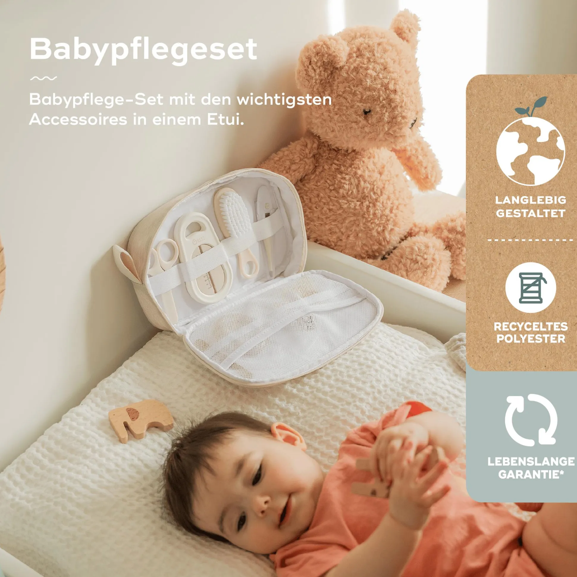 Babypflege-Set Sand