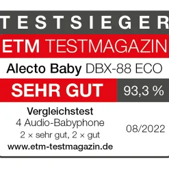 Babyphone Digital Eco DECT DBX-88 Limited