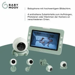 Babyphone mit Kamera YOO GO + HD und Zusatzkamera YOO GO + HD