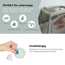 Babyphone mit Kamera YOO GO + HD und Zusatzkamera YOO GO + HD