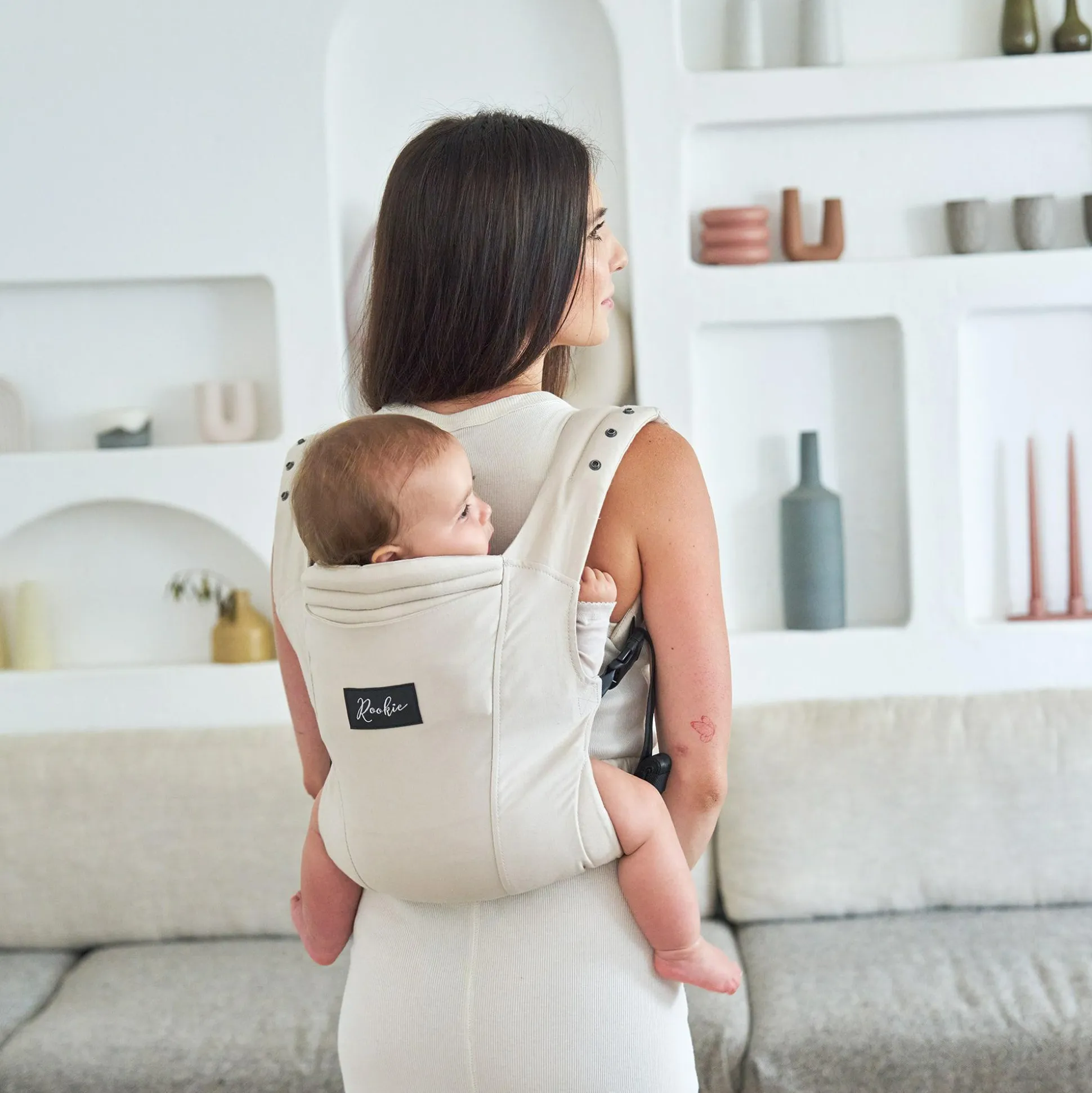 Babytrage Premium Elite Beige