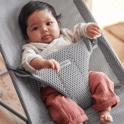 Babywippe Bliss Mesh Grey