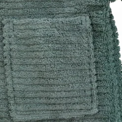 Bademantel Stripes up/down dunkelgrün Gr. 86