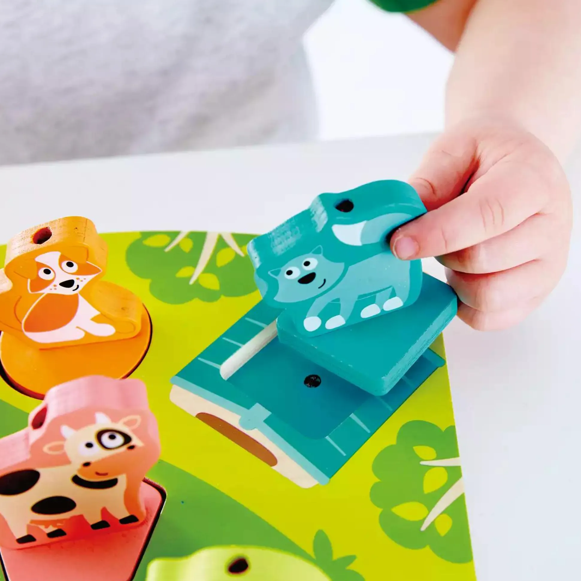 Bauernhof-Geräusche-Puzzle