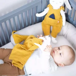 Beißring mit Tuch Hase