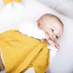 Beißring mit Tuch Hase