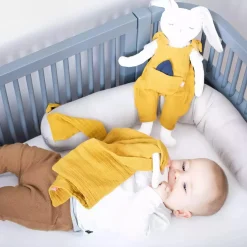 Beißring mit Tuch Hase