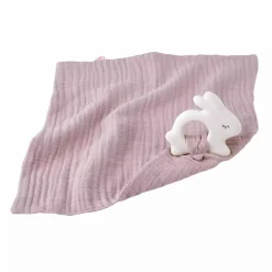 Beißring mit Tuch Hase