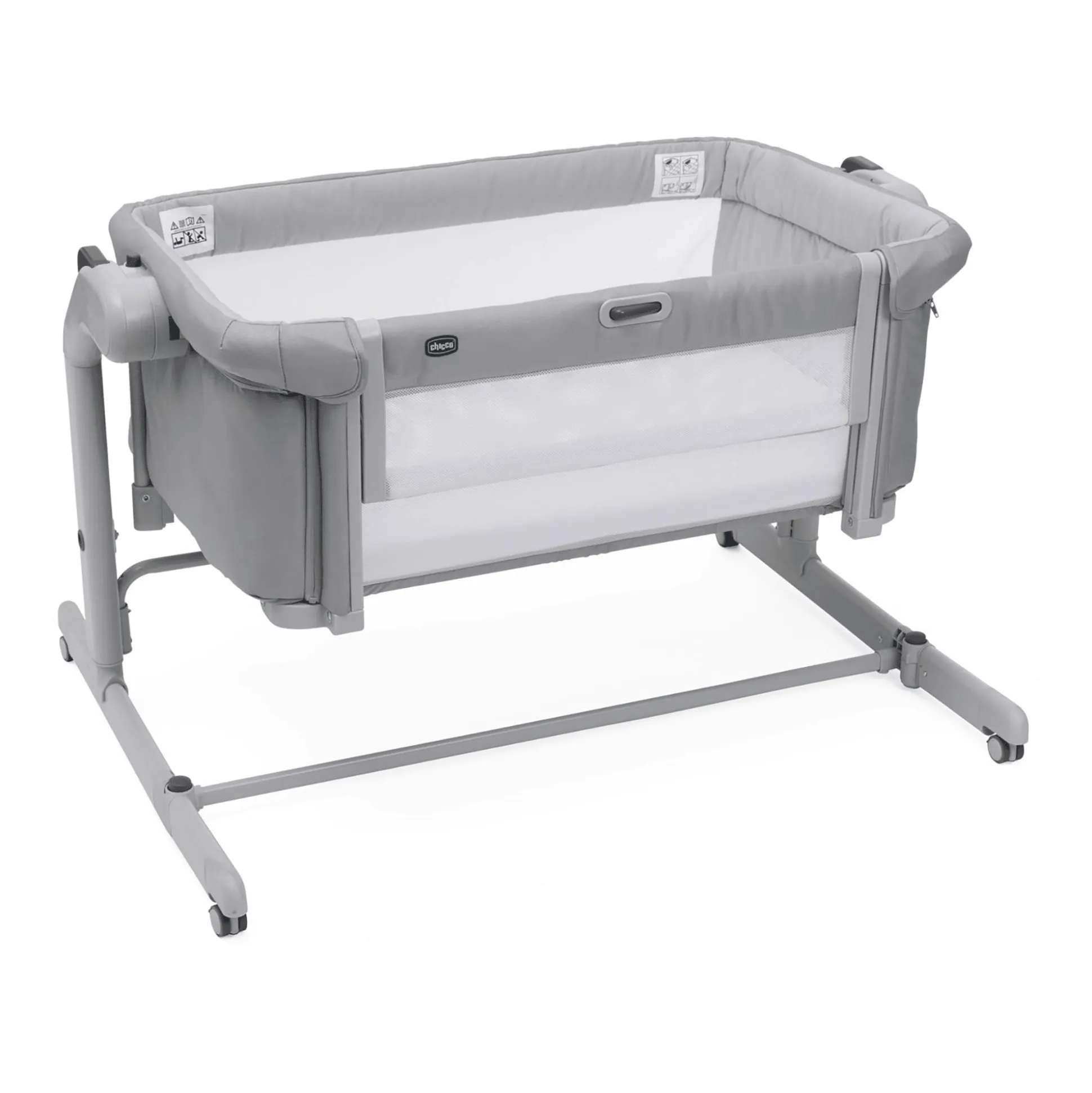 Beistellbett NEXT2ME Magic EVO Grey Mist