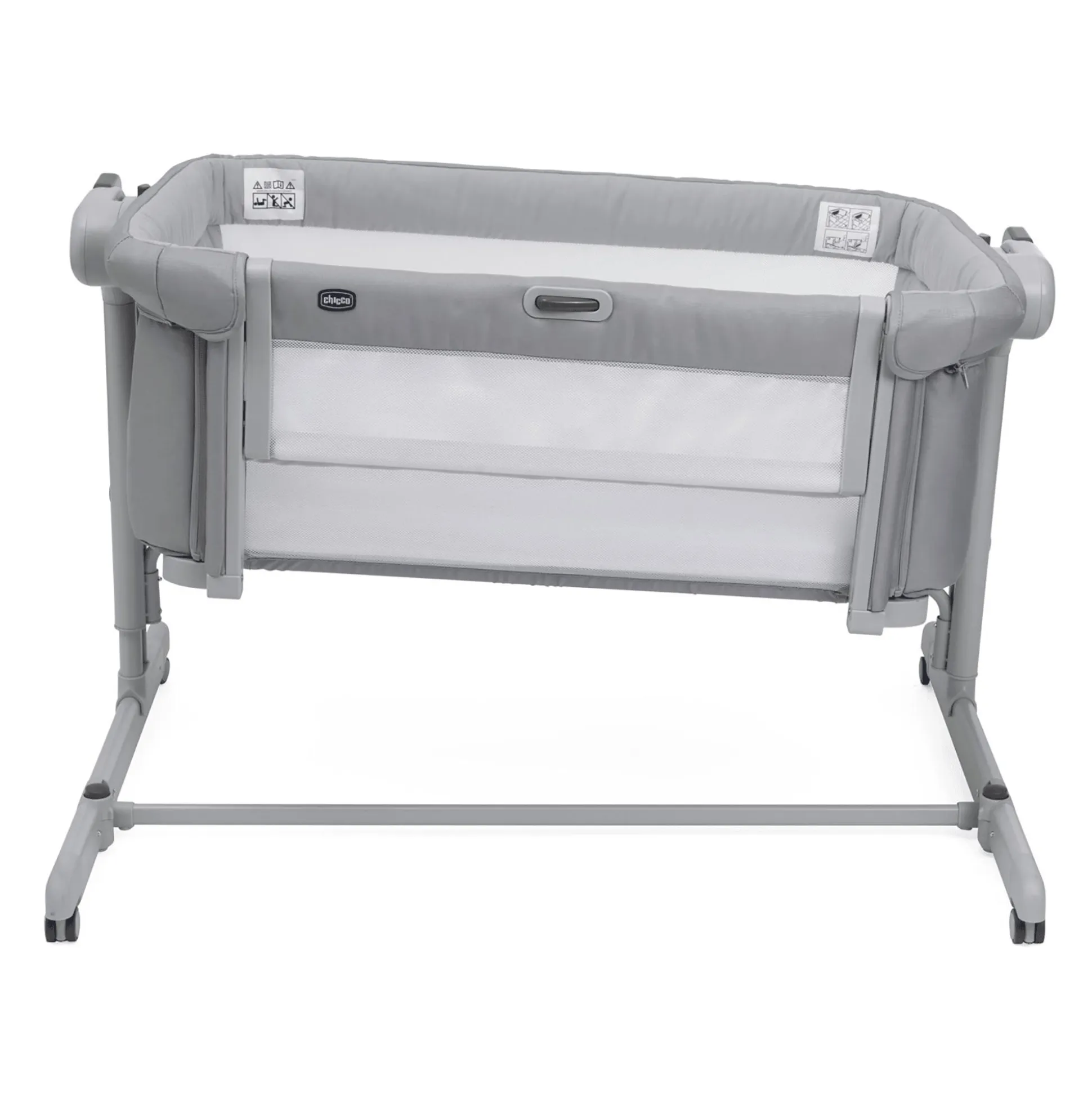Beistellbett NEXT2ME Magic EVO Grey Mist