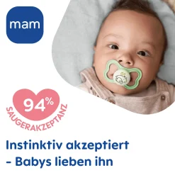 Beruhigungssauger Air Night Silikon 6 - 16 Monate