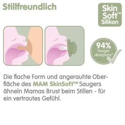 Beruhigungssauger Original Silikon 0 - 6 Monate