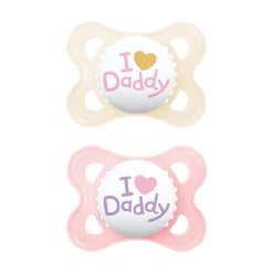 Beruhigungssauger Original Silikon Daddy 0 - 6 Monate