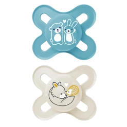 Beruhigungssauger Original Start Silikon 0-2 Monate 2 Stück Bär/Wolf