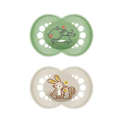 Beruhigungssauger Original matt Silikon ab 16 Monate Wolf/Hase
