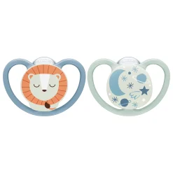 Beruhigungssauger Space Night 0-6 Monate Löwe