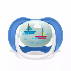 Beruhigungssauger Ultra Air 6-18 Monate Happy Boy - Papa Boat SCF080/03