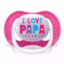 Beruhigungssauger Ultra Air 6-18 Monate Happy Girl - Papa Ballon SCF080/04