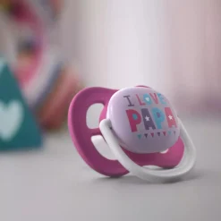 Beruhigungssauger Ultra Air 6-18 Monate Happy Girl - Papa Ballon SCF080/04