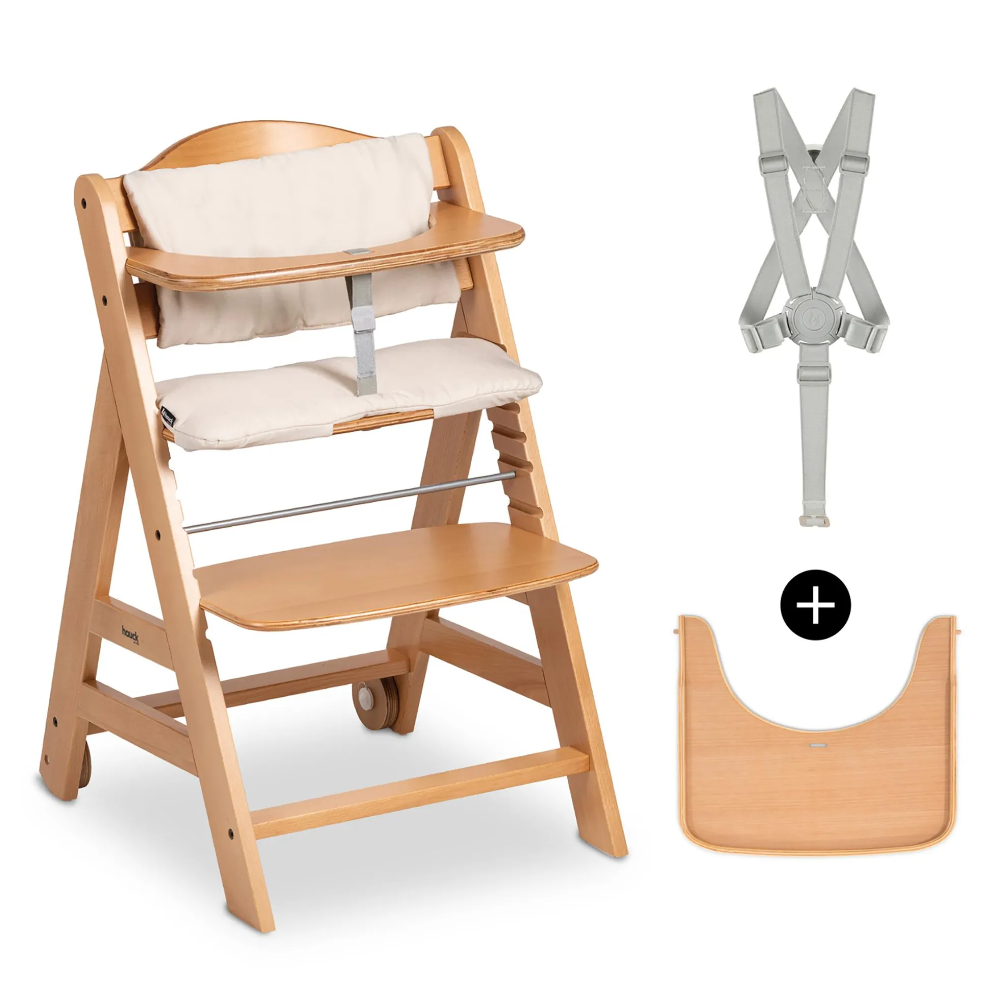 Beta+ Natur mit Sitzauflage Uni Beige