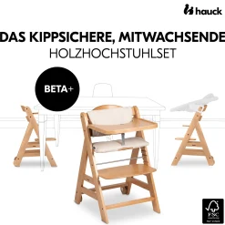 Beta+ Natur mit Sitzauflage Uni Beige